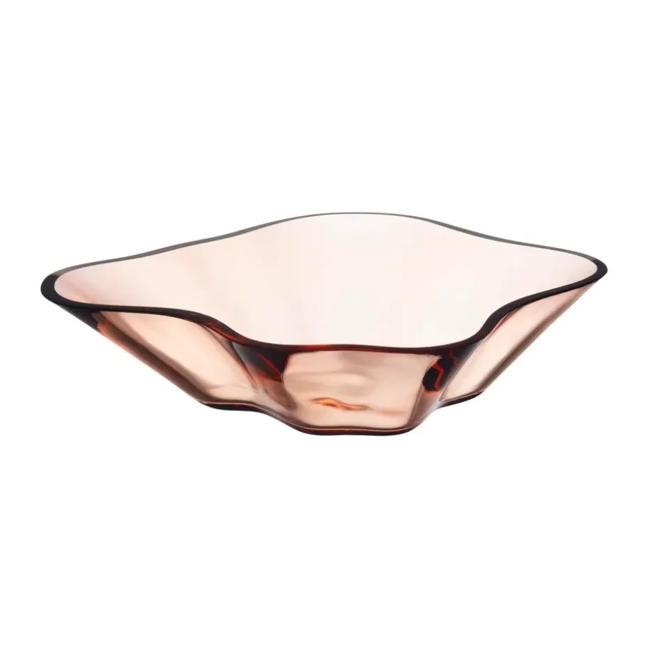 Aalto blomma schaal 279x75 mm, Rio bruin