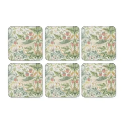 Aarbeidendief onderzetter 6 pack, Green