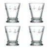Abeille drinkglas 26 cl 4-pack, Transparant
