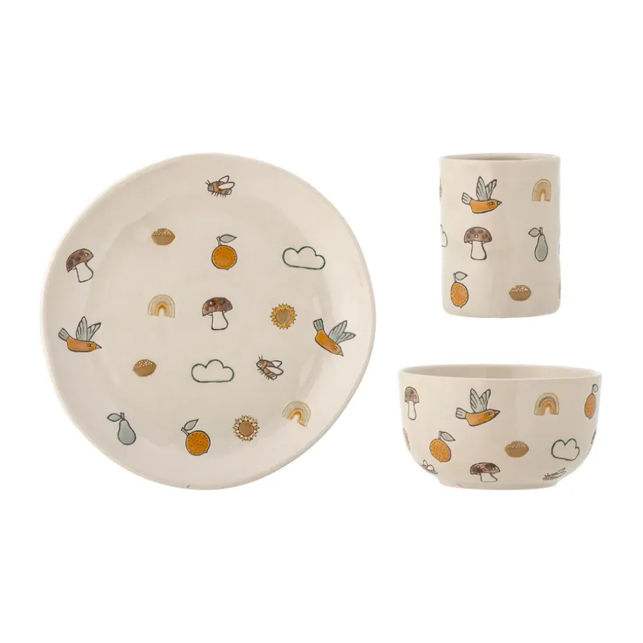 Agnes kinderservies 3-delig, White