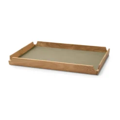 Airy teakhouten dienblad square M, Nupo herbal dust