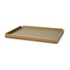 Airy teakhouten dienblad square L, Nupo herbal dust