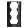 Alfredo wijnrek 3 flessen 33,6x12 cm, Black