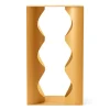 Alfredo wijnrek 3 flessen 33,6x12 cm, Saffron yellow