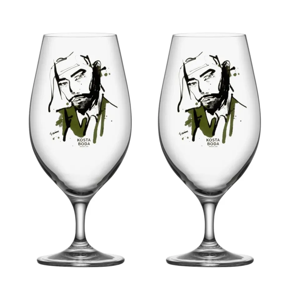 All about you bierglas 40 cl 2-pack, Want him (groen)