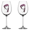 All about you wijnglas 52 cl 2 pack, purperrood