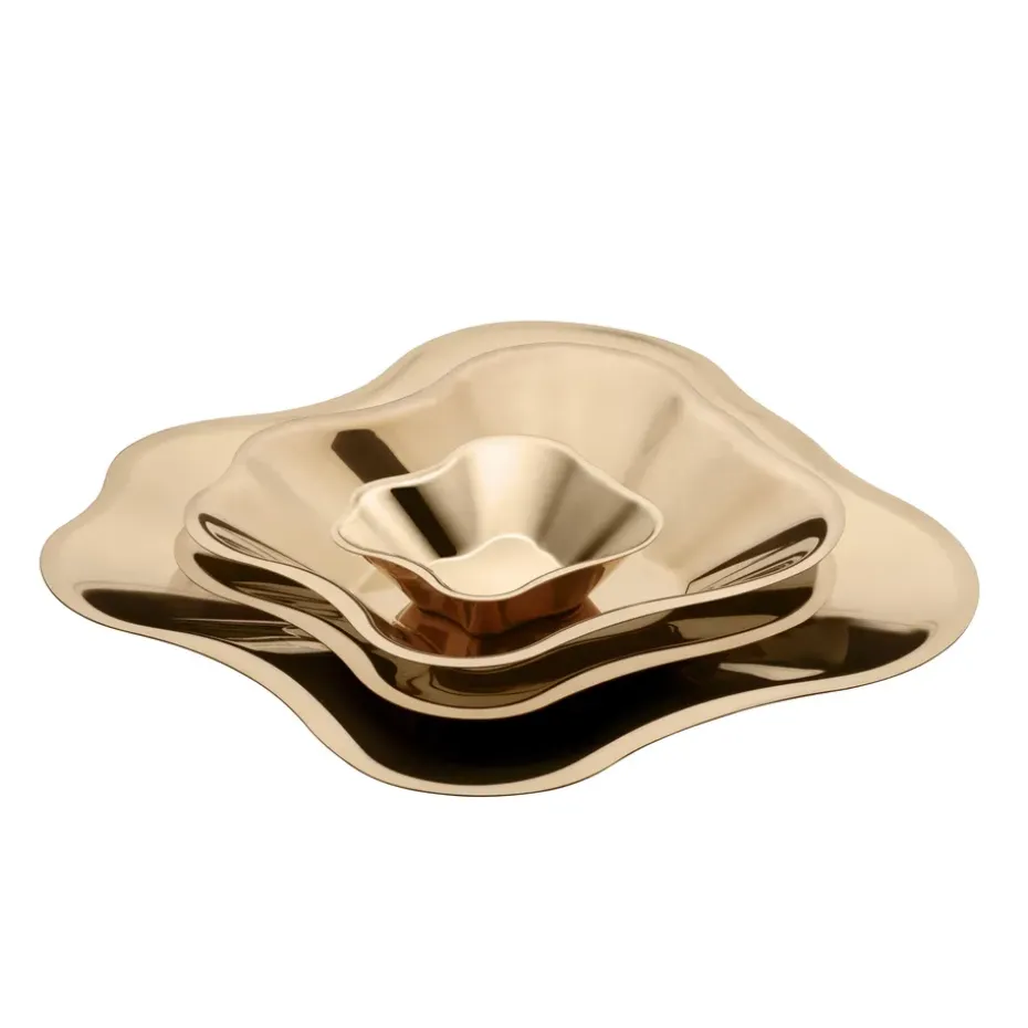 Alvar Aalto schotel roségoud, groot (504 mm)