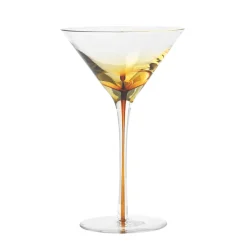Amber martiniglas, 20 cl.