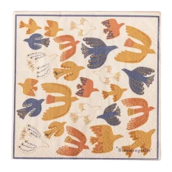 Anniversary papieren servet 20-pack, Geel