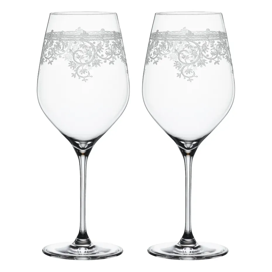 Arabesque Bordeaux rodewijnglas 81 cl 2-pack, Transparant
