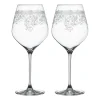 Arabesque Burgundy rodewijnglas 84 cl 2-pack, Transparant