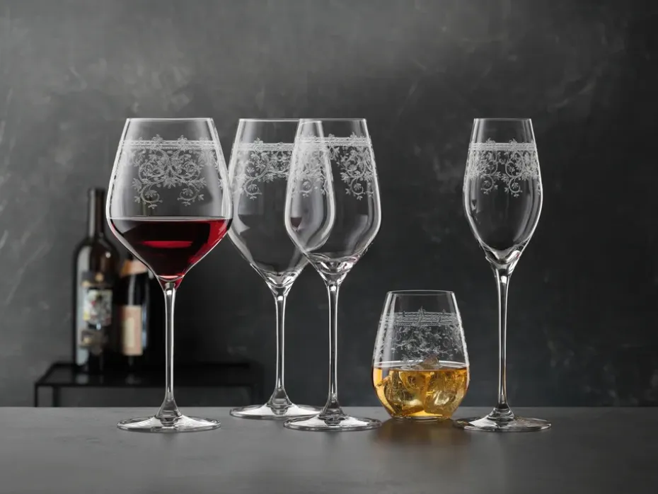 Arabesque champagneglas 30 cl 2-pack, Transparant