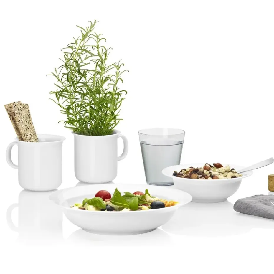 Arctica bord diep, wit 21 cm