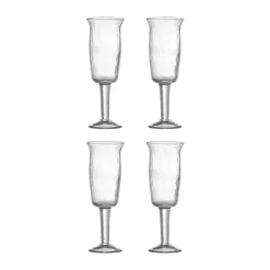 Asha witte wijnglazen 4-pack, Helder
