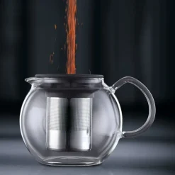 Assam theepot chroom, 1 l.