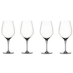 Authentis Bordeaux glas 65 cl, 4 stuks, transparant