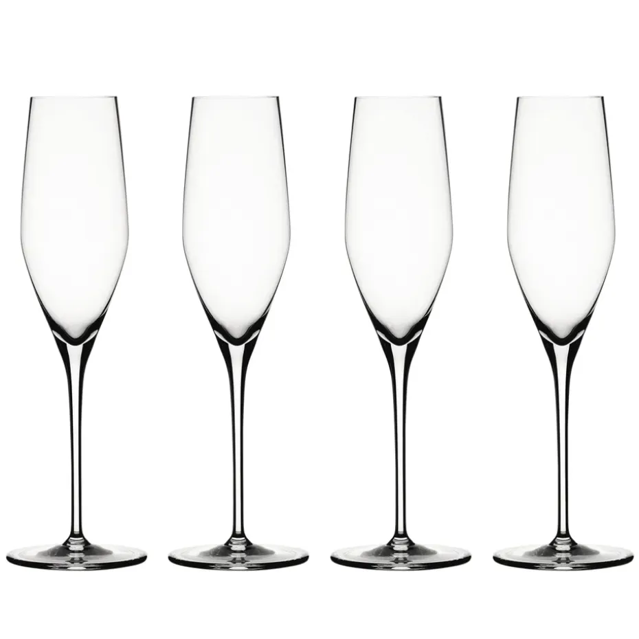 Authentis champagneglas 19 cl, 4 stuks, transparant