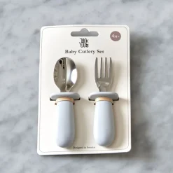 baby bestekset 2-delig, Glacier grey