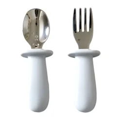 baby bestekset 2-delig, Glacier grey