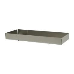 Bakku dienblad small 10x23,5 cm, Steel