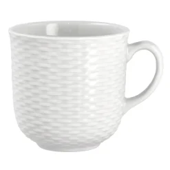 Basket mok 37 cl, Wit