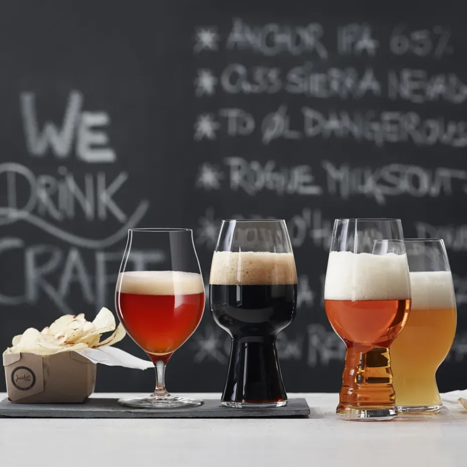 Beer Classics bierproeverijset, 4 stuks, transparant