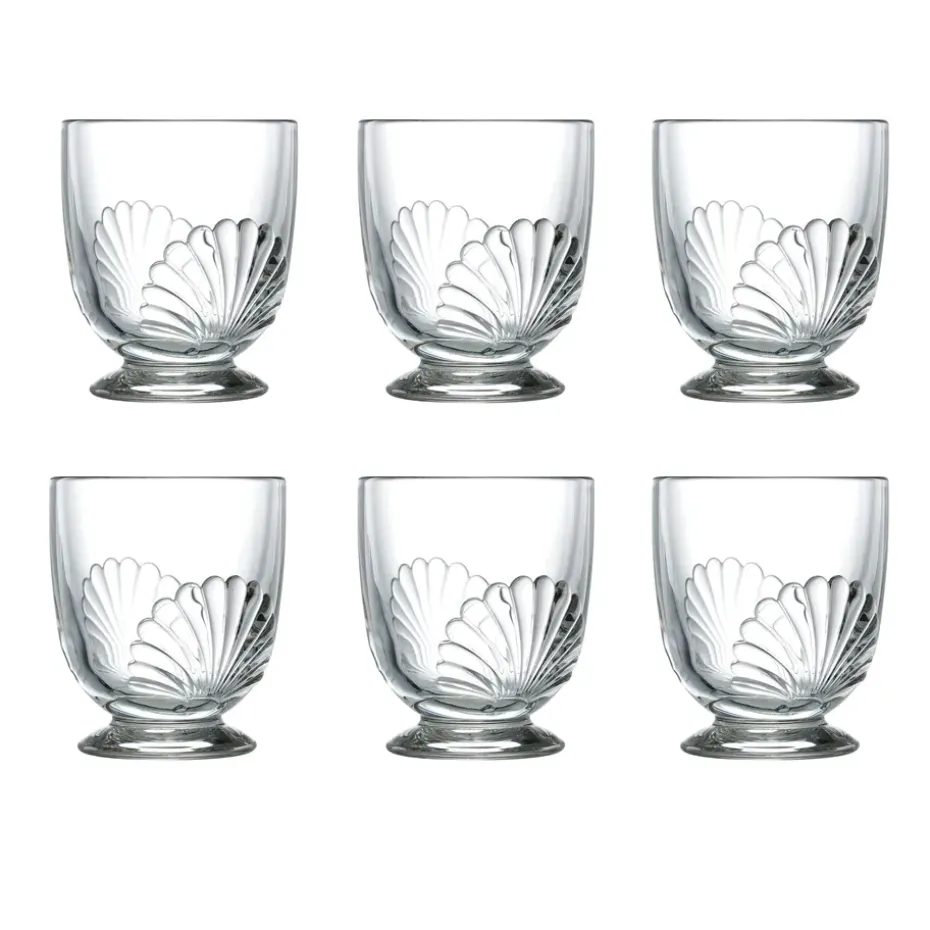 Belle-ile bekerglas 32 cl 6-pack, Transparant