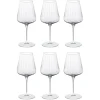 Bernadotte rodewijnglas 6-pack, Kristalline