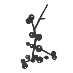 Berry pannenonderzetter, Zwart
