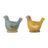 Birdy eierdop 2-pack, Blue-yellow