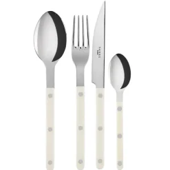 Bistrot bestek shiny 24-delig, Ivory