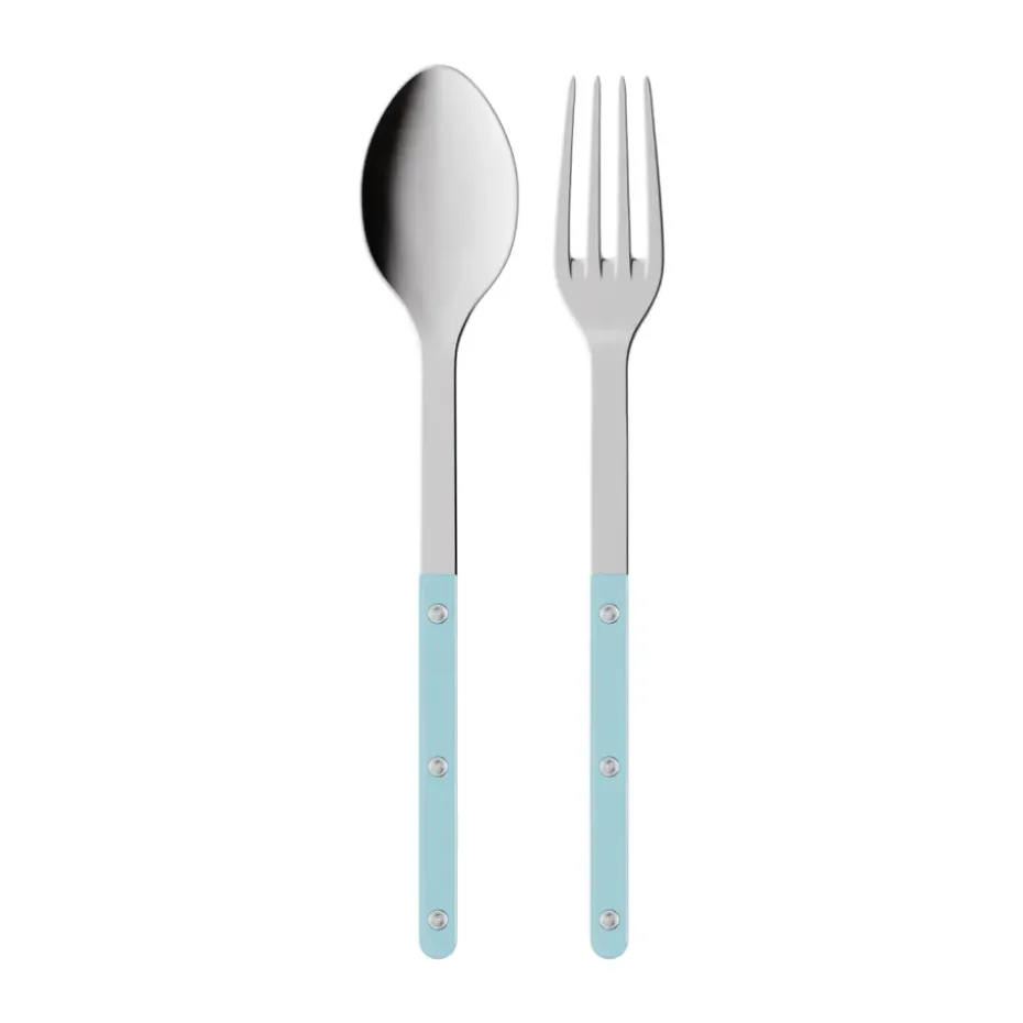 Bistrot solid serveerbestek 2-delig, Pastelblauw