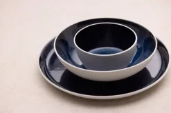 Bitz bord gastro Ø27 cm, Wit-donkerblauw