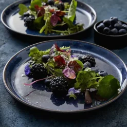 Bitz bord gastro Ø 21 cm, Zwart-donkerblauw