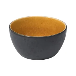 Bitz kom Ø 12 cm zwart, Zwart-amber