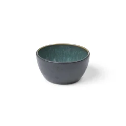 Bitz kom Ø 10 cm zwart, Zwart-groen