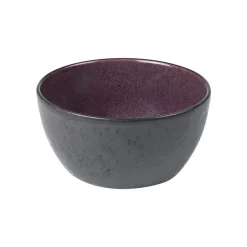 Bitz kom Ø 12 cm zwart, Zwart-paars
