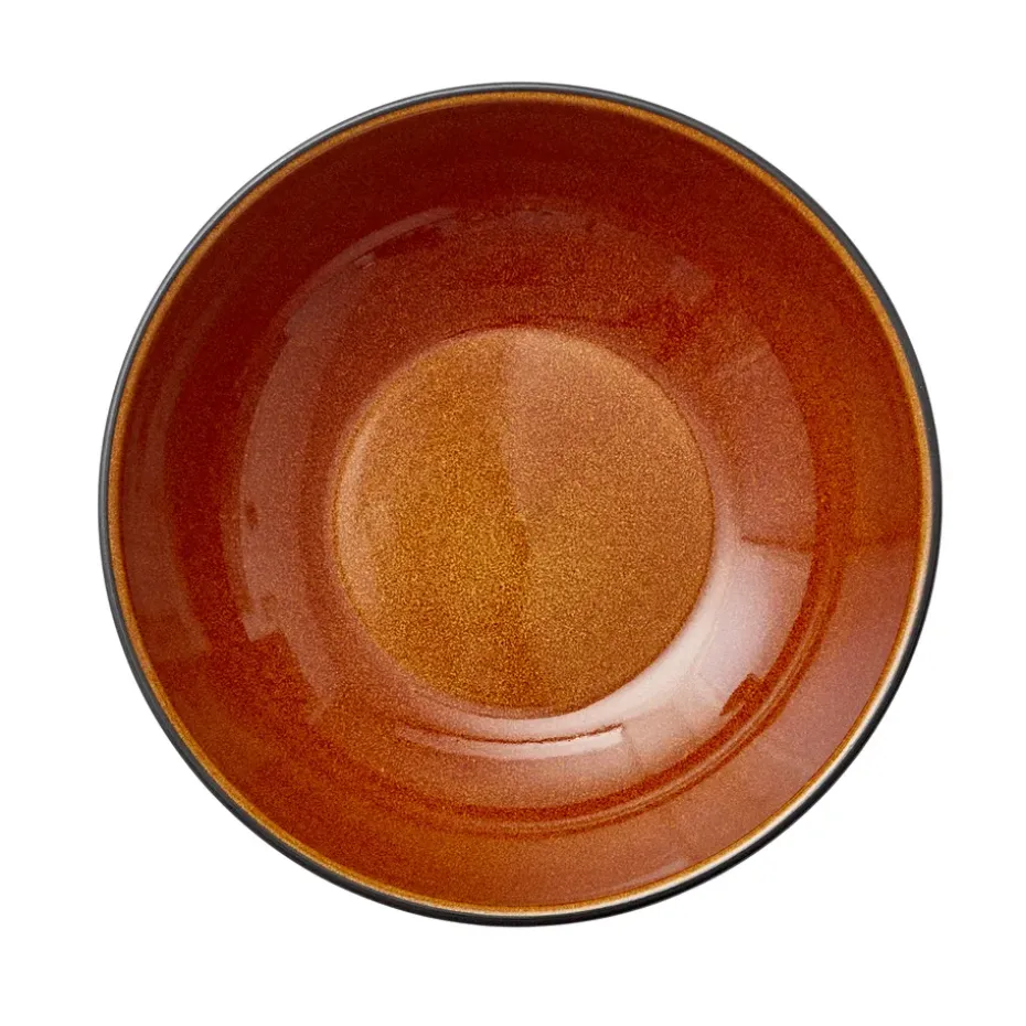 Bitz pastakom Ø20 cm zwart, Zwart-amber