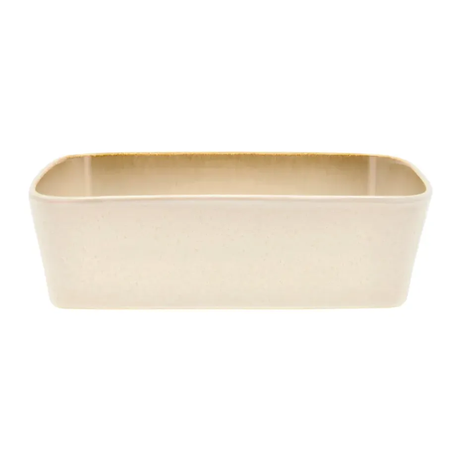 Bitz schotel rechthoekig 21x28 cm, Cream white