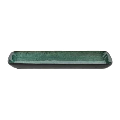 Bitz serveerschaal 38x14 cm, Zwart-groen