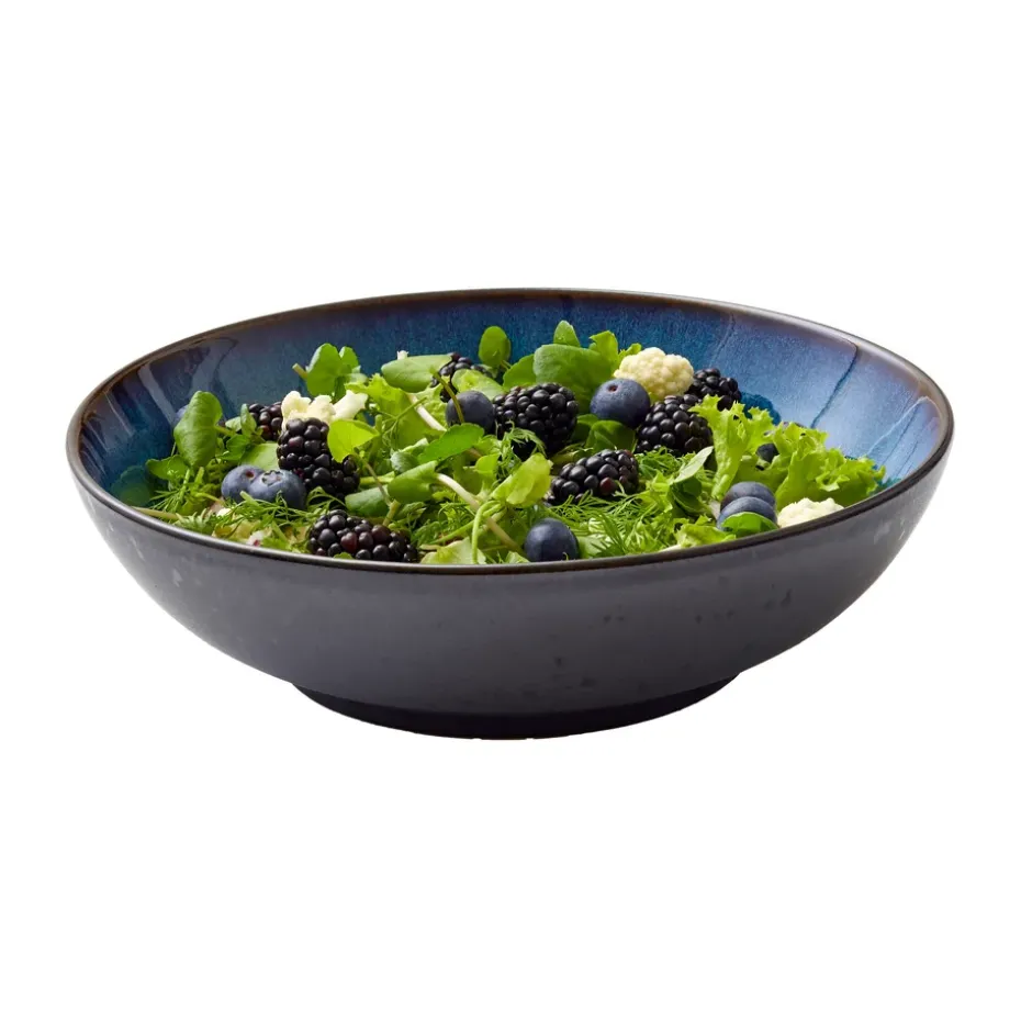 Bitz slakom Ø24 cm, Zwart-donkerblauw