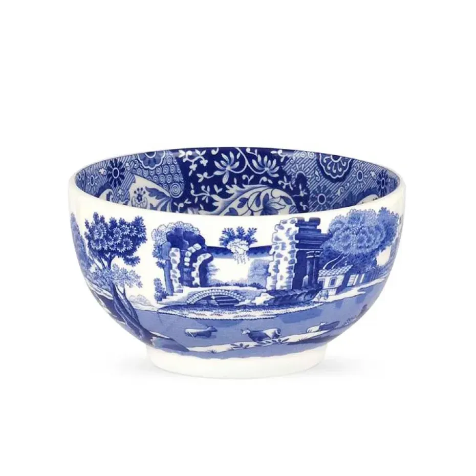 Blue Italian dipschaaltje, 11 cm