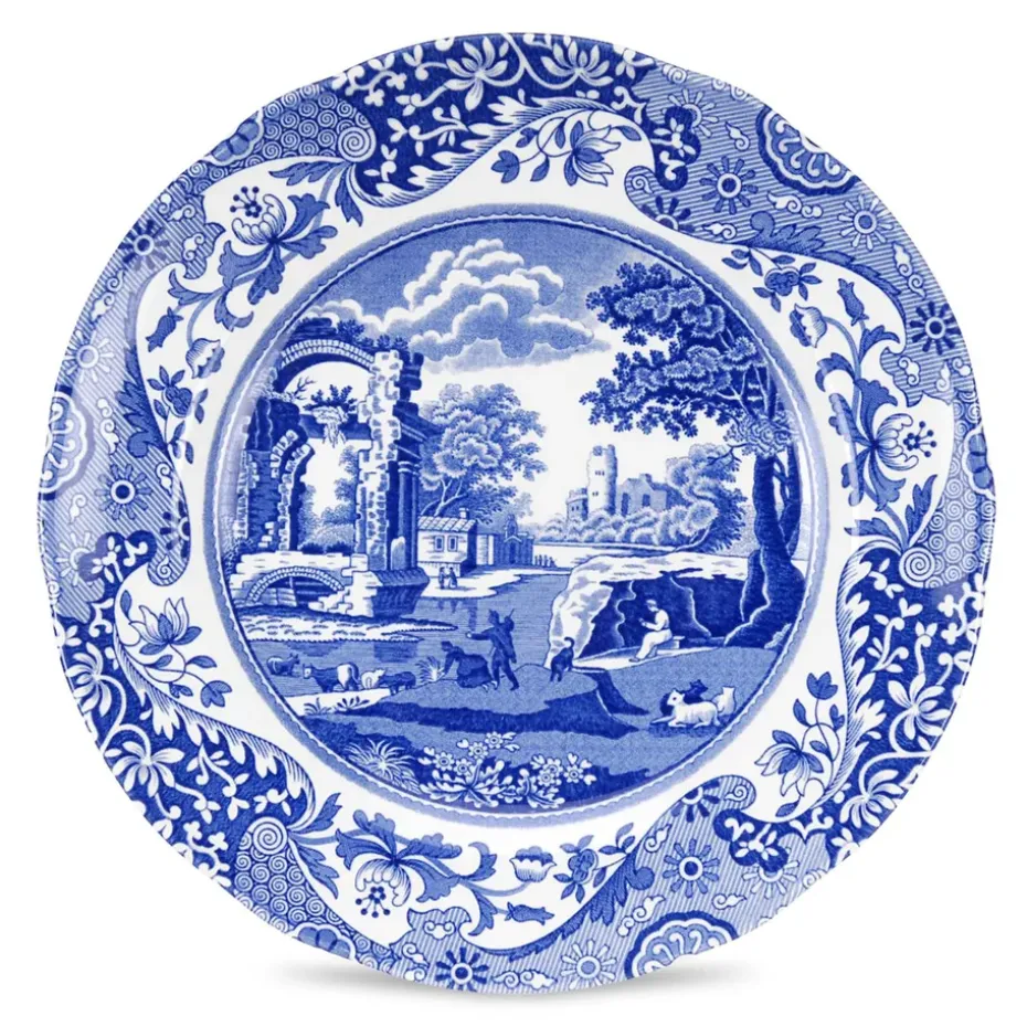 Blue Italian ontbijtbord, 20 cm