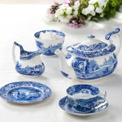 Blue Italian ontbijtbord, 20 cm