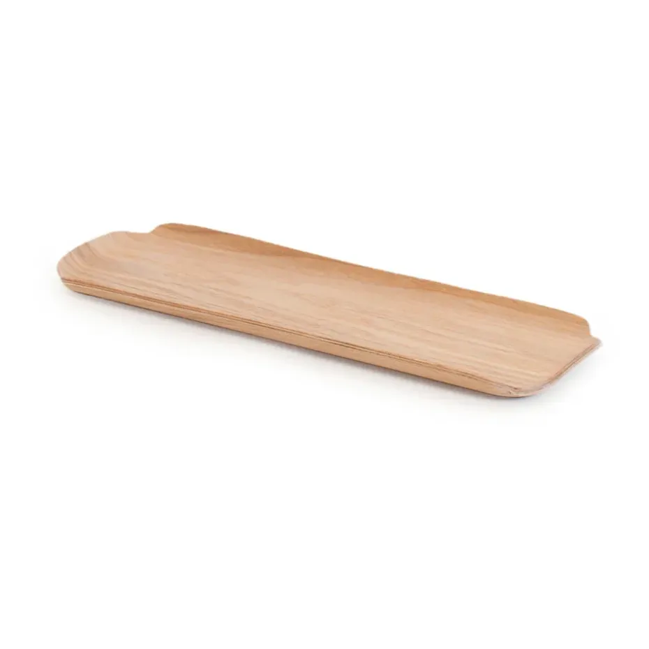 Bosign houten dienblad leaf, Wilgenhout