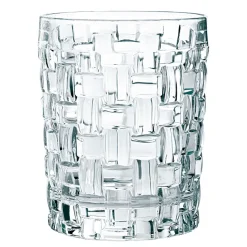 Bossa Nova whiskeyglazen 33 cl 4 stuks, Helder
