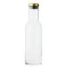 Bottle karaf 1 l., glas-messing