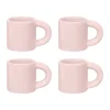 Bronto espressokopje 10 cl 4-pack, Pink