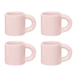 Bronto espressokopje 10 cl 4-pack, Pink