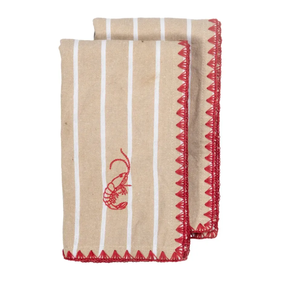Bubba stoffen servet 45x45 cm 2-pack, Beige